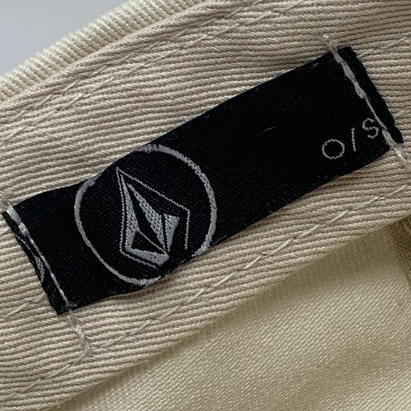 Volcom off white Shake your Palms Palms canvas baseball hat cap - Picture 6 of 7